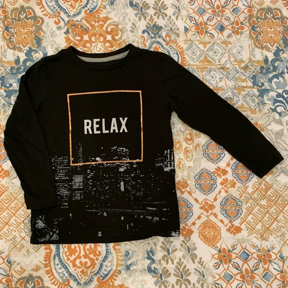 Bundle of Shirts Tees for Girls 3-XS 1-M Black